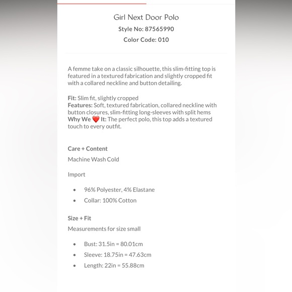 Free People “Snowing” Girl Next Door Polo - Picture 10 of 10